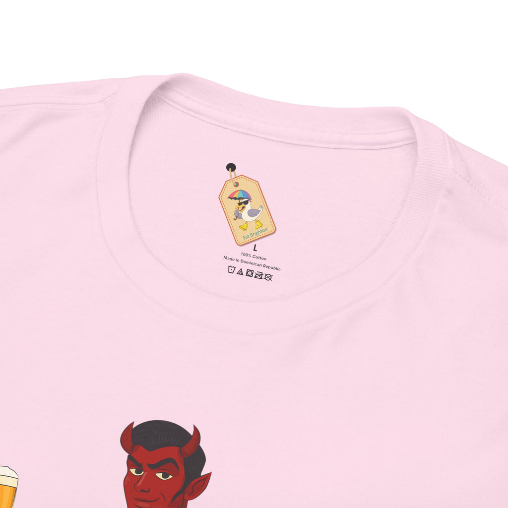 Saddle Up, Devil- Unisex Heavy Cotton Shirt