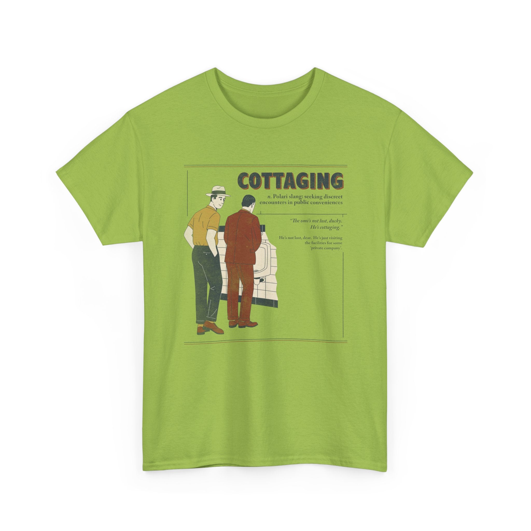 Polari: Cottaging - Unisex Heavy Cotton Shirt