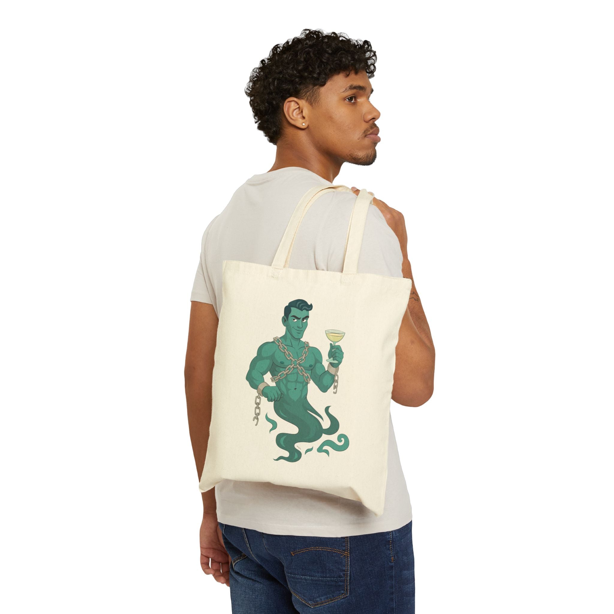 Hunk in chains Tote Bag