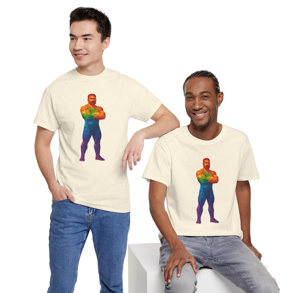 Geometric Pride Daddy - Unisex Heavy Cotton Shirt