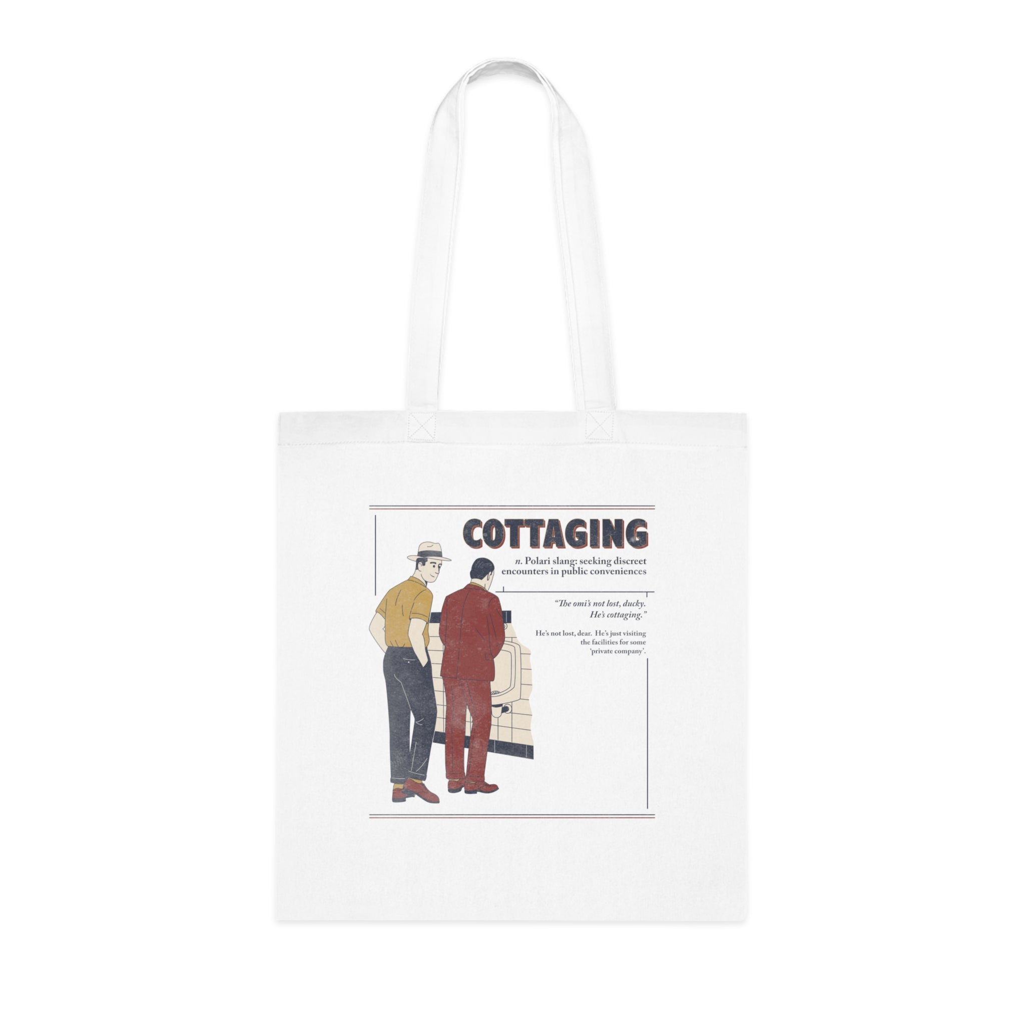 Polari: Cottaging - Cotton Tote Bag