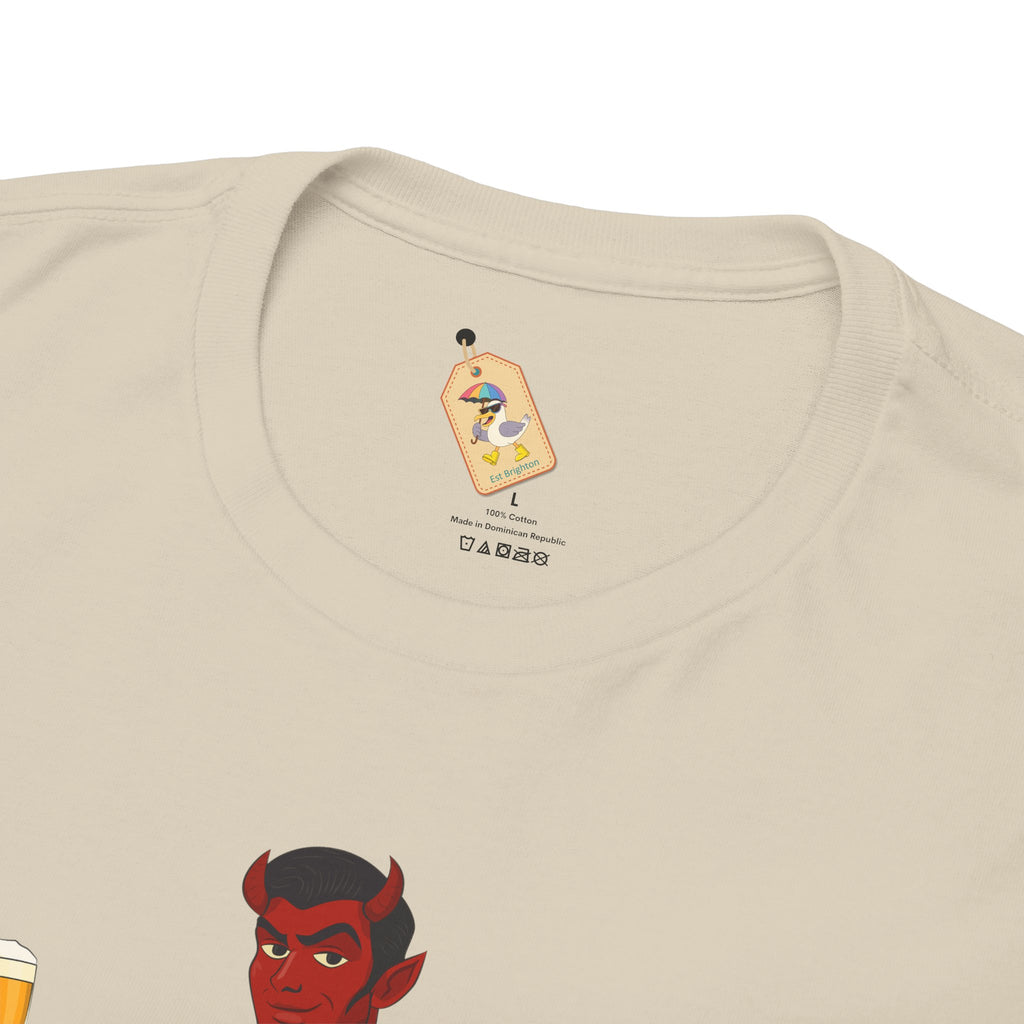 Saddle Up, Devil- Unisex Heavy Cotton Shirt