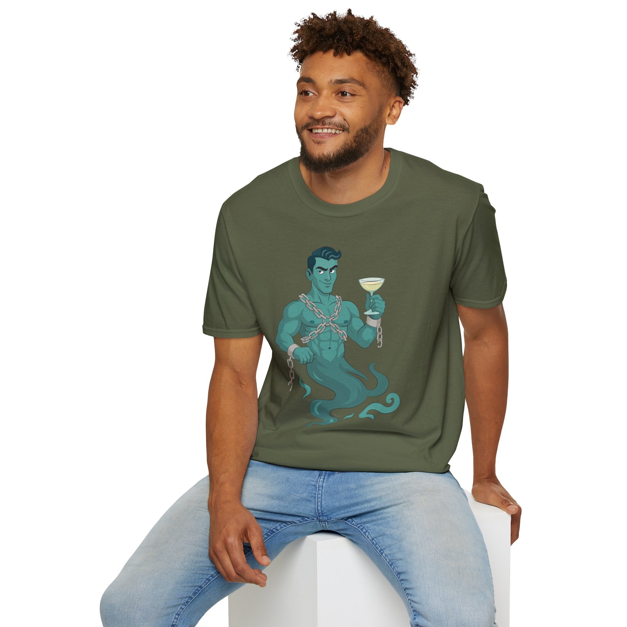Hunk in chains - Unisex Softstyle T-Shirt