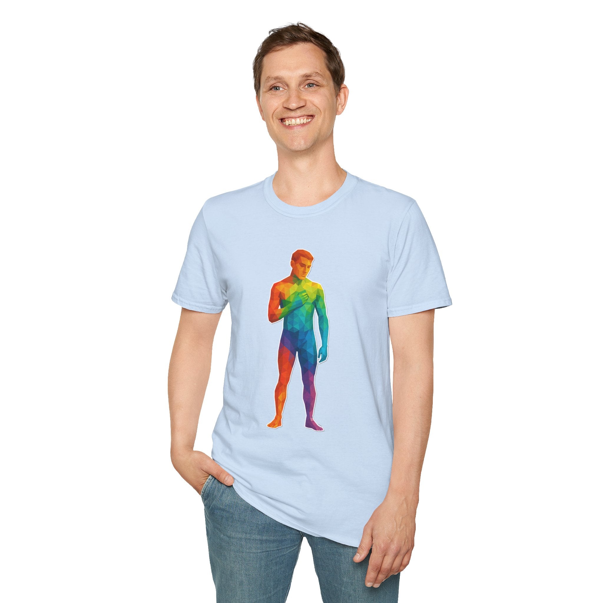 Geometric Pride Twink - Unisex Softstyle T-Shirt
