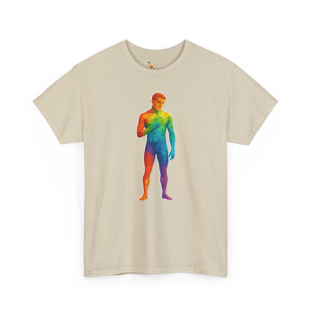 Geometric Pride Twink - Unisex Heavy Cotton Shirt