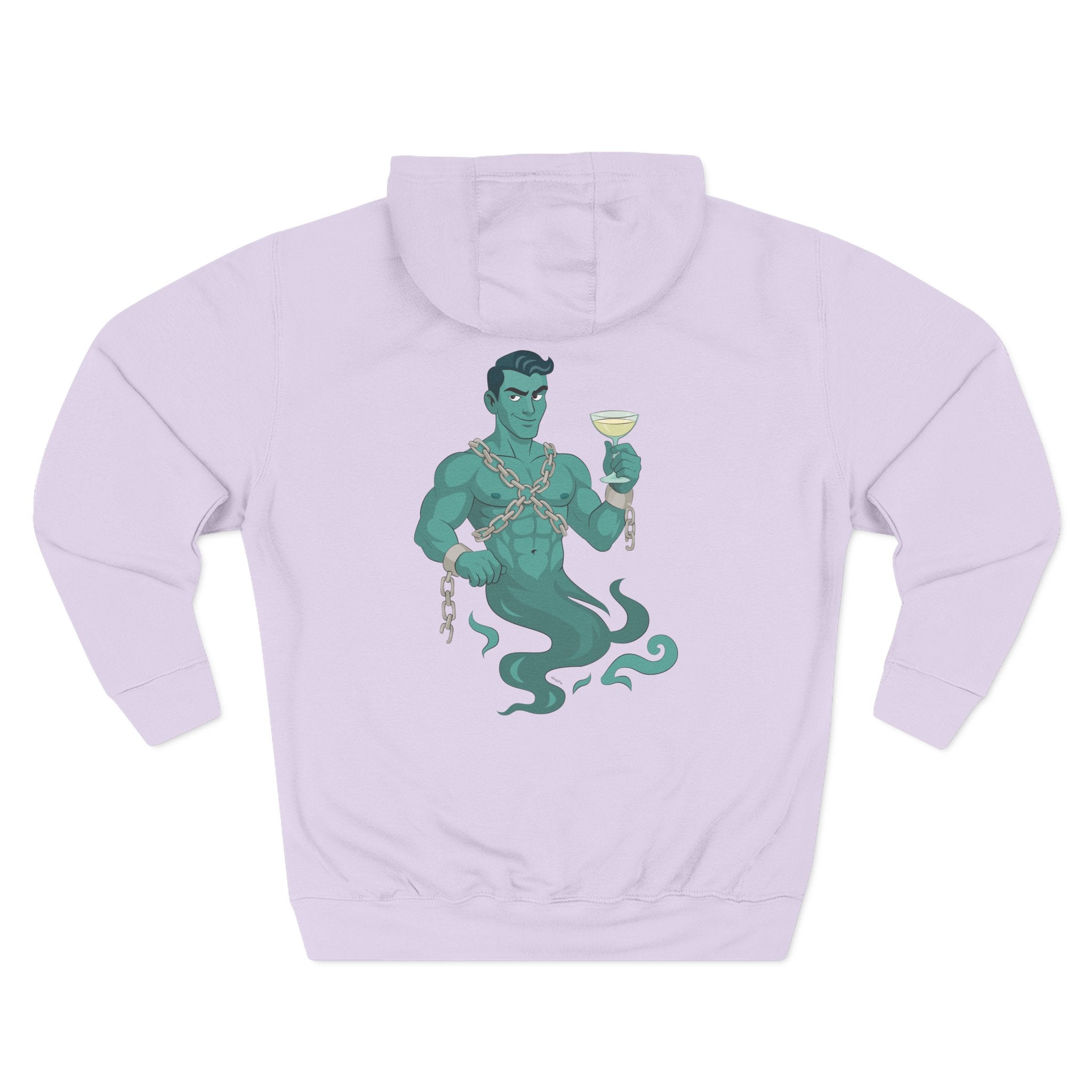 Hunk in chains - Three-Panel Fleece Hoodie