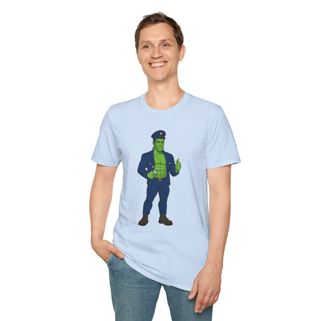 Major Frank N. Stein - Unisex Softstyle T-Shirt