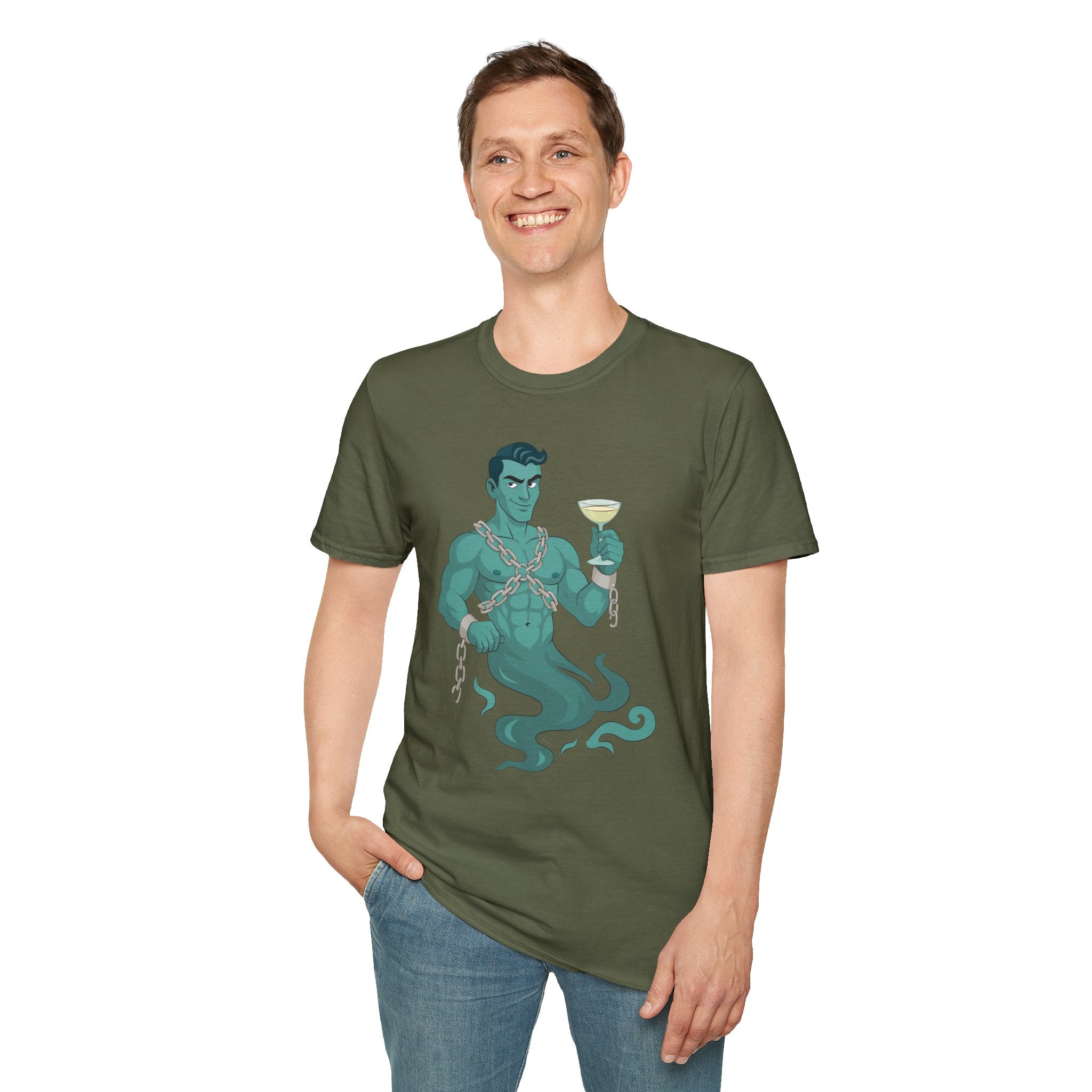 Hunk in chains - Unisex Softstyle T-Shirt