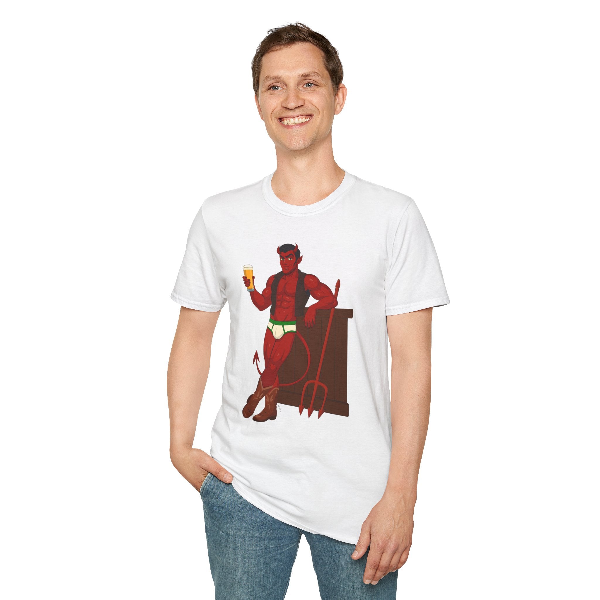 Saddle Up, Devil - Unisex Softstyle T-Shirt