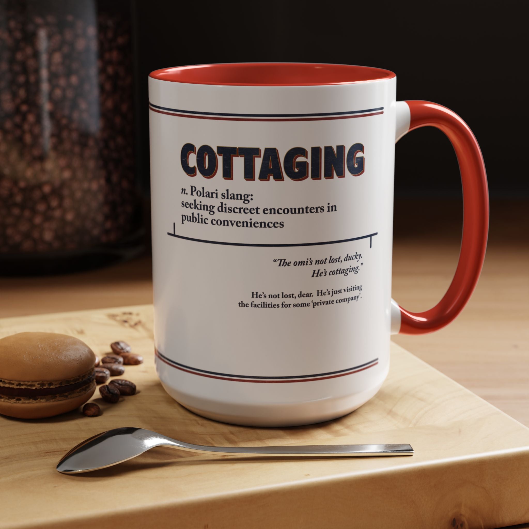 Polari: Cottaging - Accent Coffee Mug (11, 15oz)