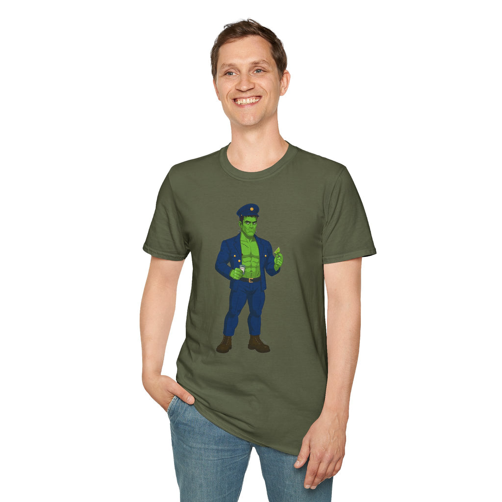 Major Frank N. Stein - Unisex Softstyle T-Shirt