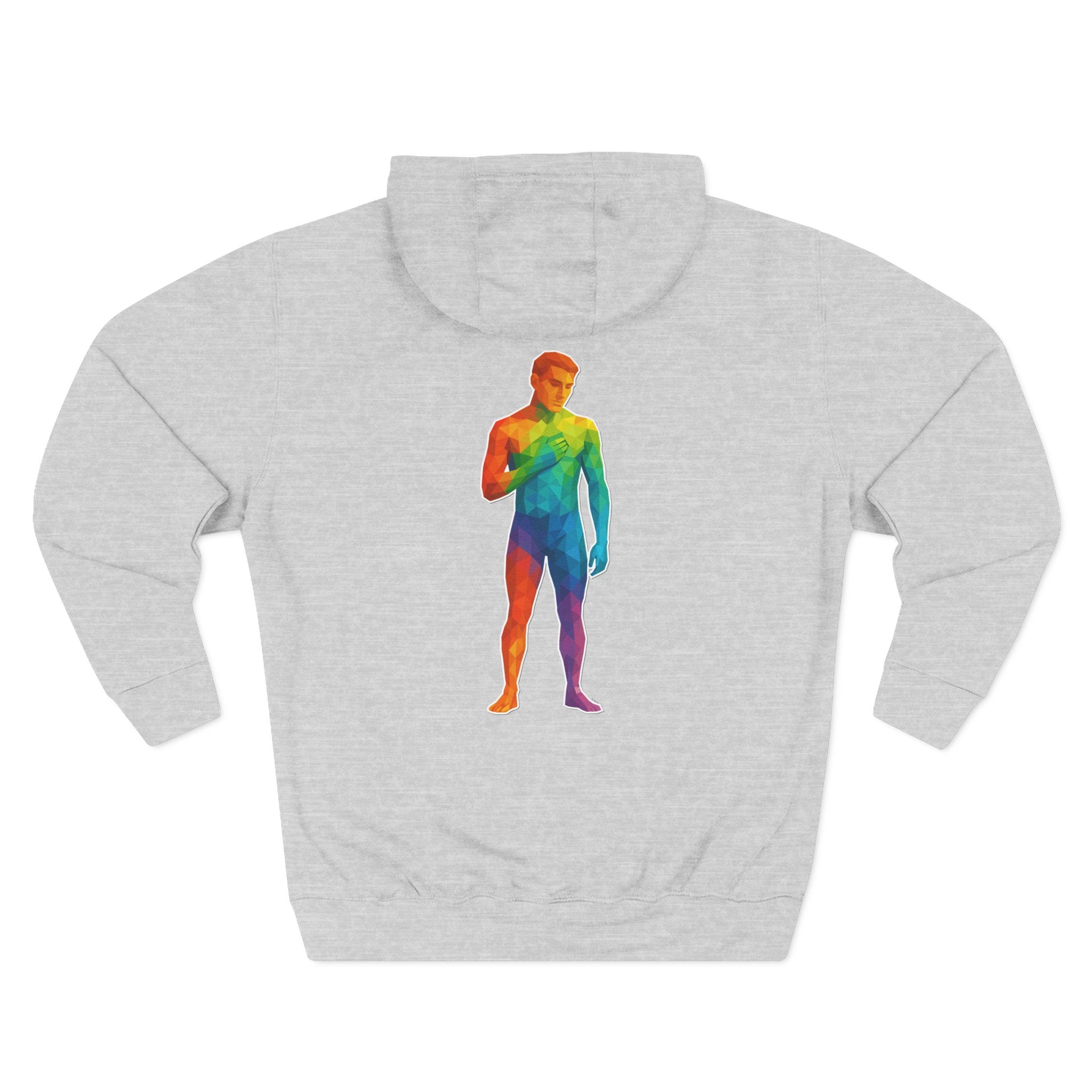 Geometric Pride Twink - Three-Panel Fleece Hoodie