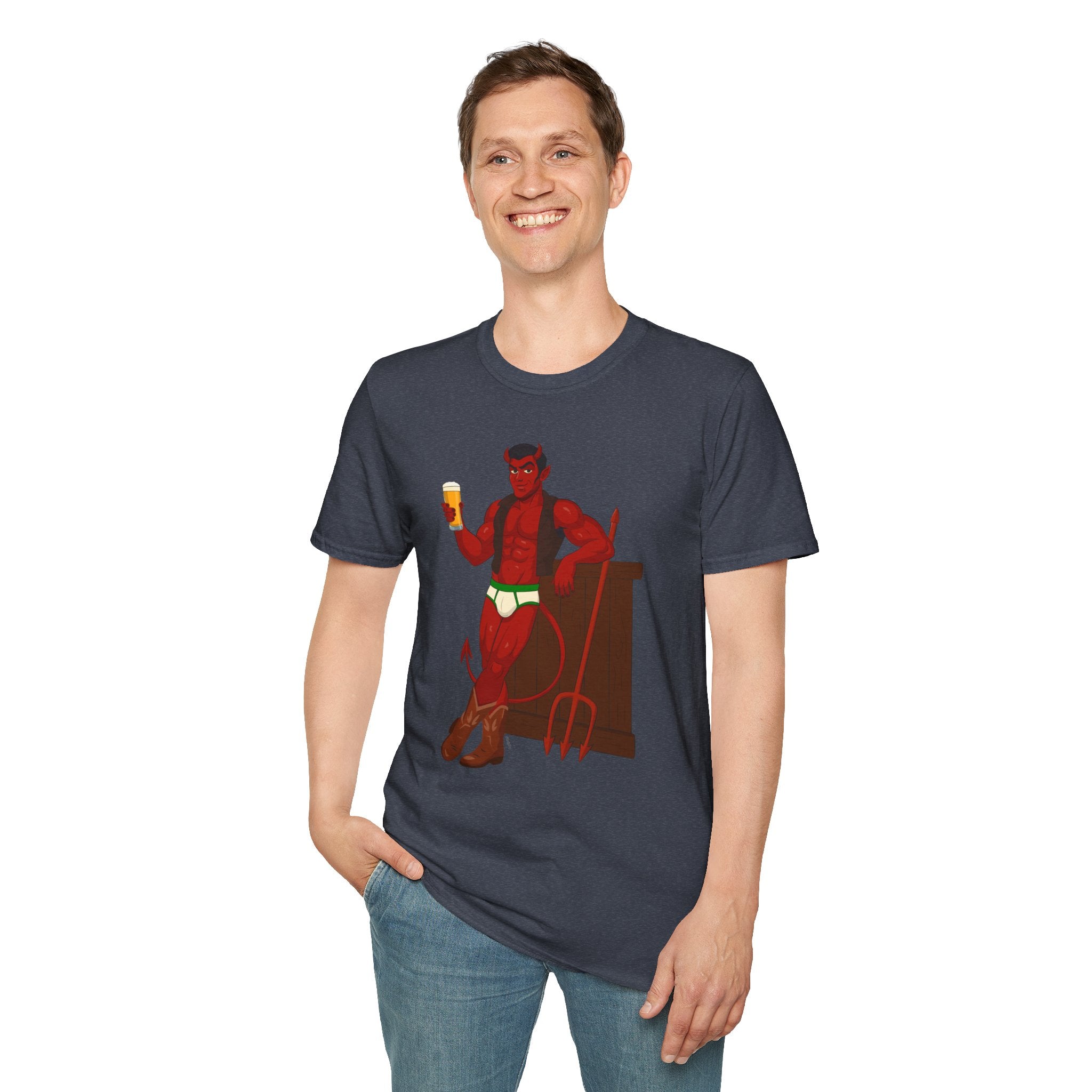 Saddle Up, Devil - Unisex Softstyle T-Shirt