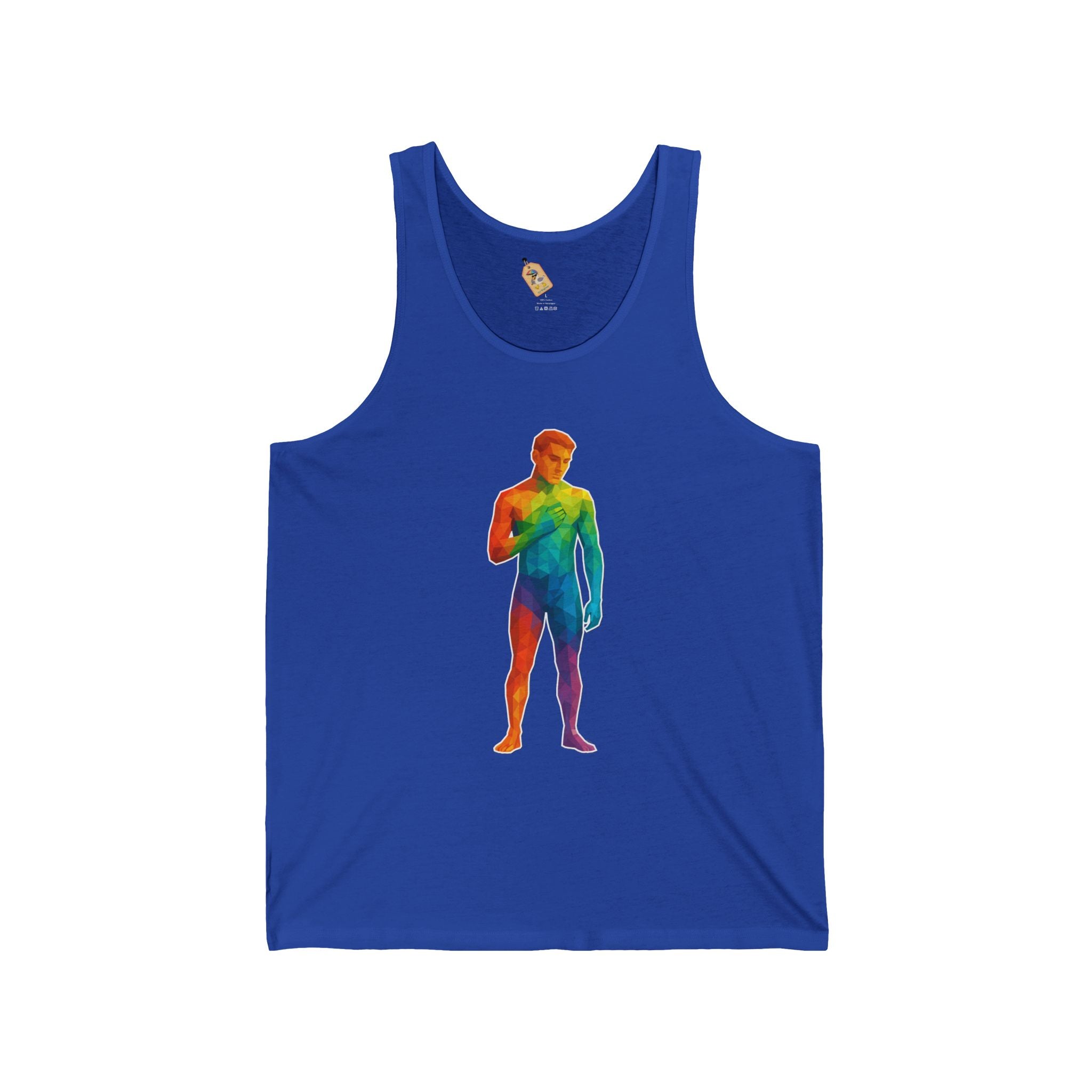 Geometric Pride Twink - Unisex Jersey Tank