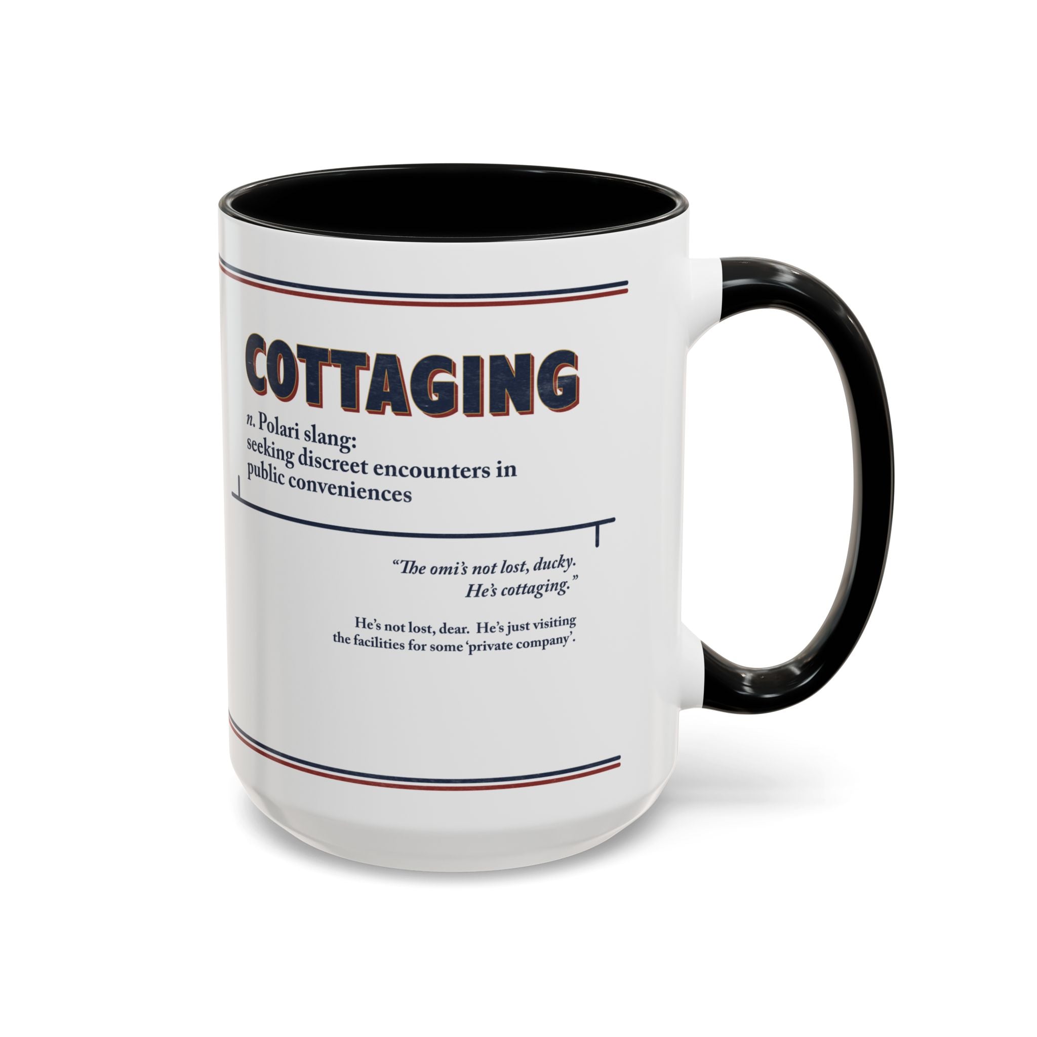 Polari: Cottaging - Accent Coffee Mug (11, 15oz)