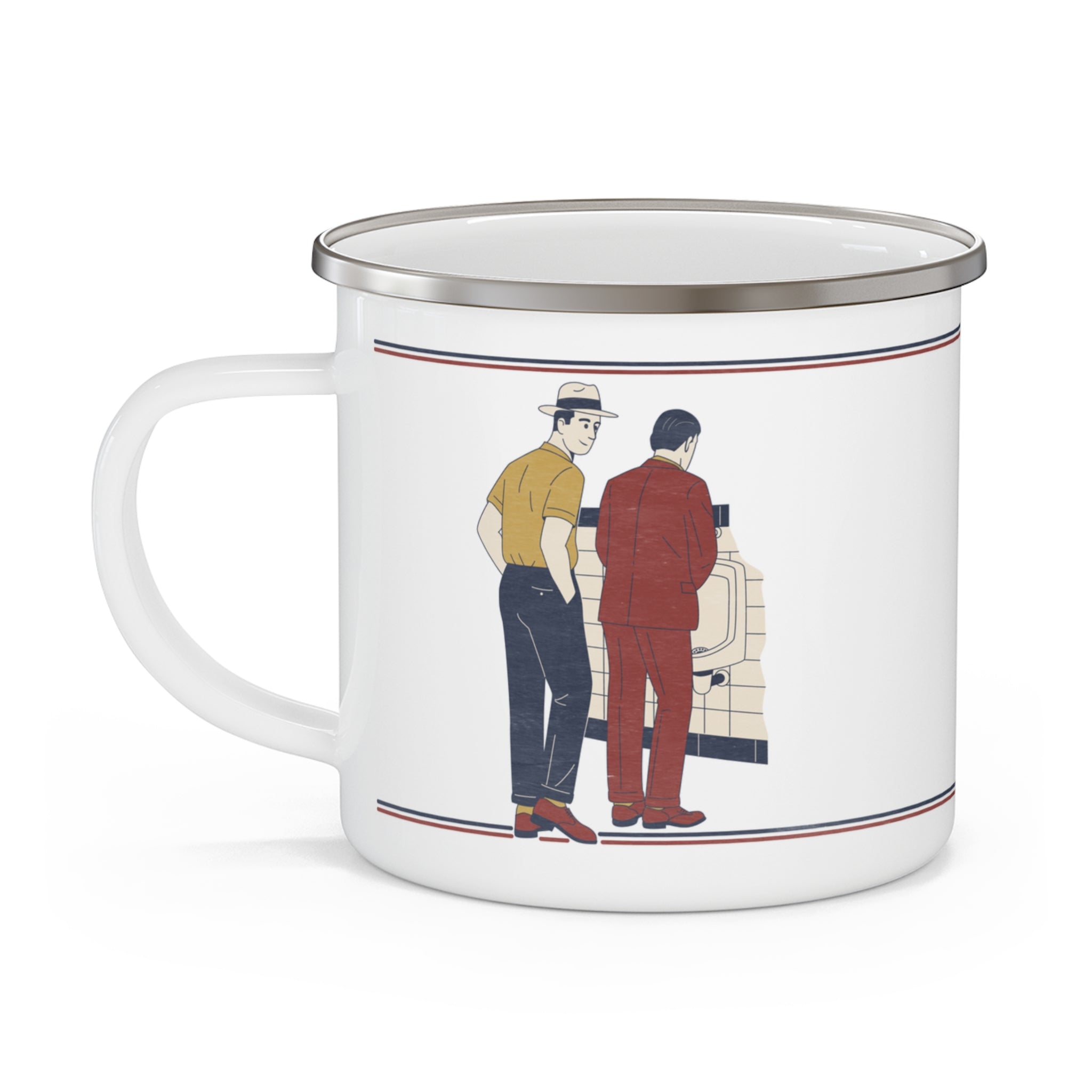 Polari: Cottaging -Enamel Camping Mug