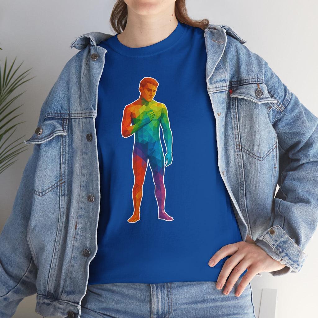 Geometric Pride Twink - Unisex Heavy Cotton Shirt