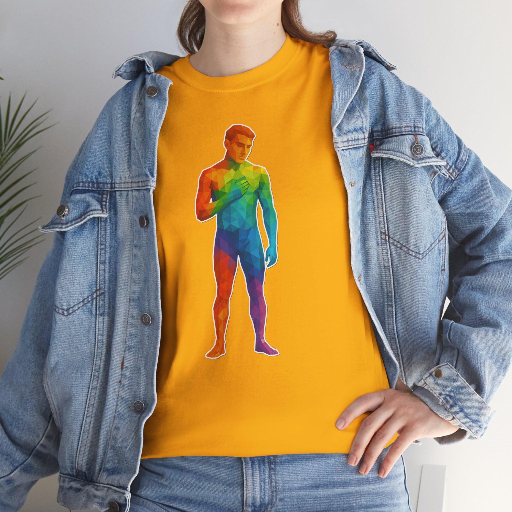 Geometric Pride Twink - Unisex Heavy Cotton Shirt