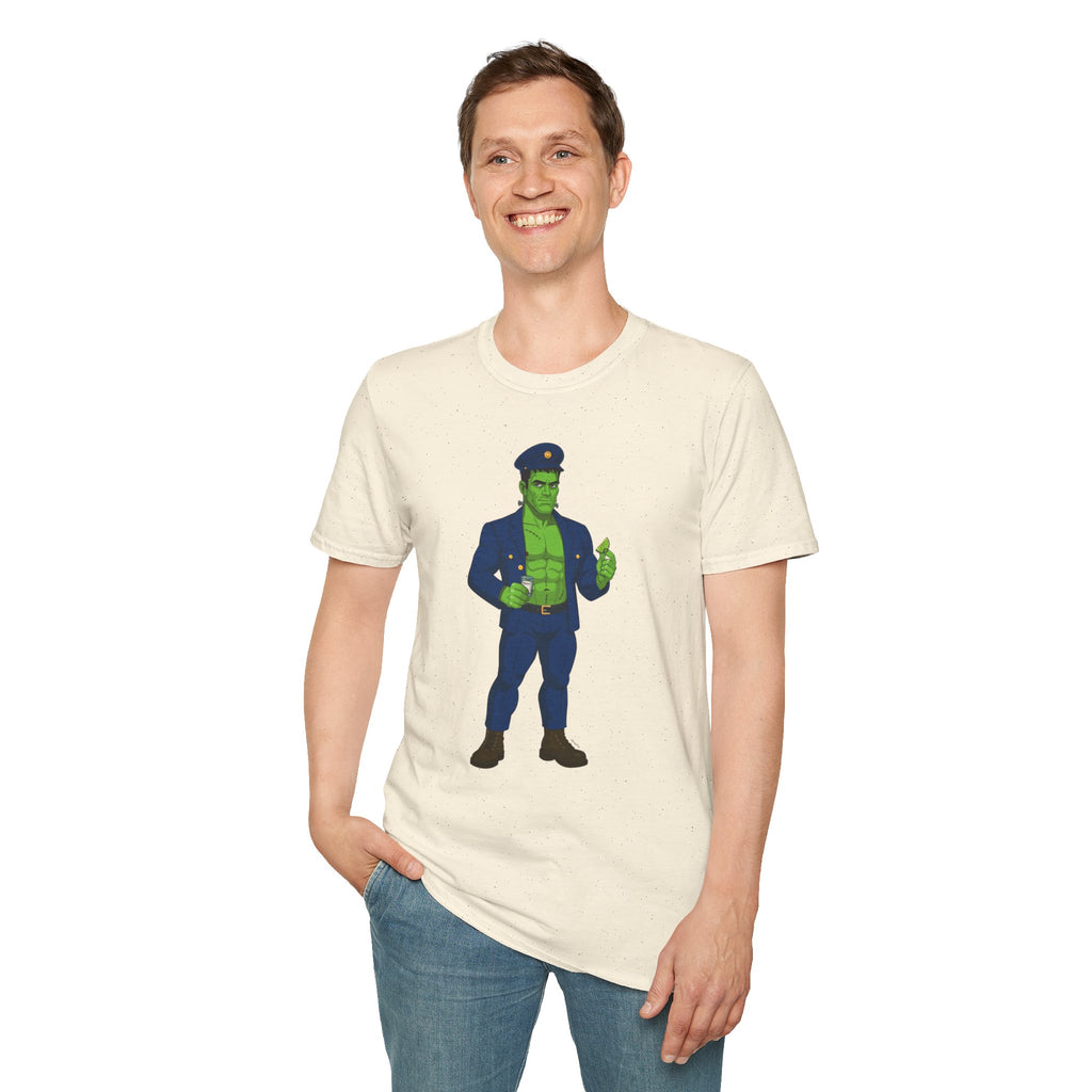 Major Frank N. Stein - Unisex Softstyle T-Shirt
