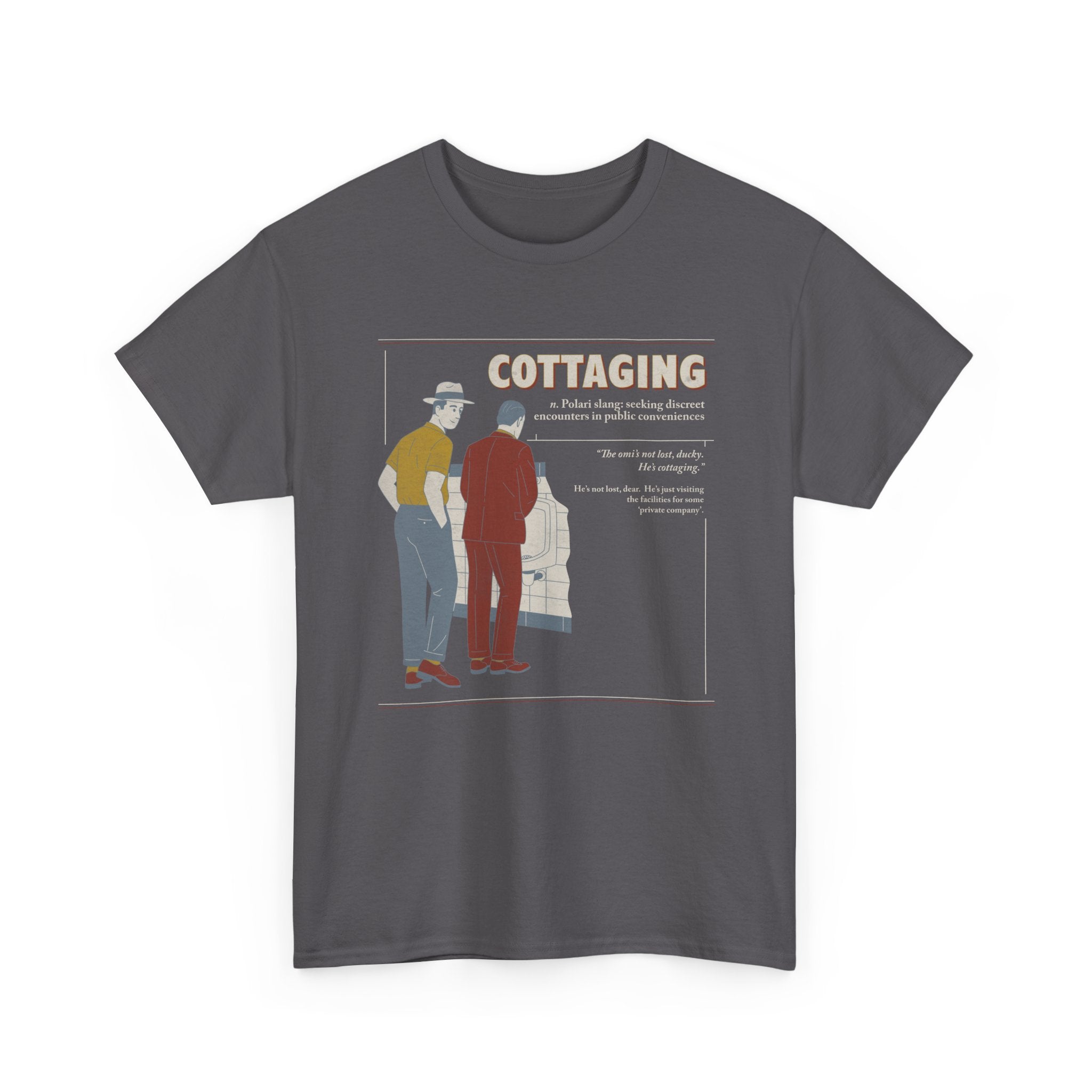 Polari: Cottaging - Unisex Heavy Cotton Shirt