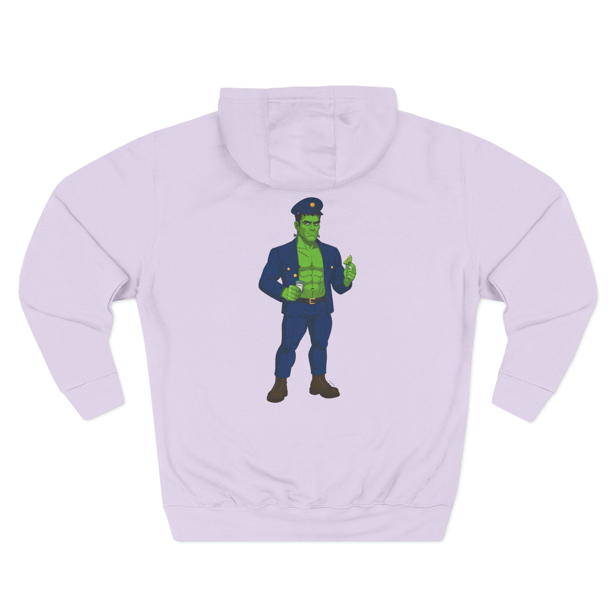 Major Frank N. Stein - Three-Panel Fleece Hoodie