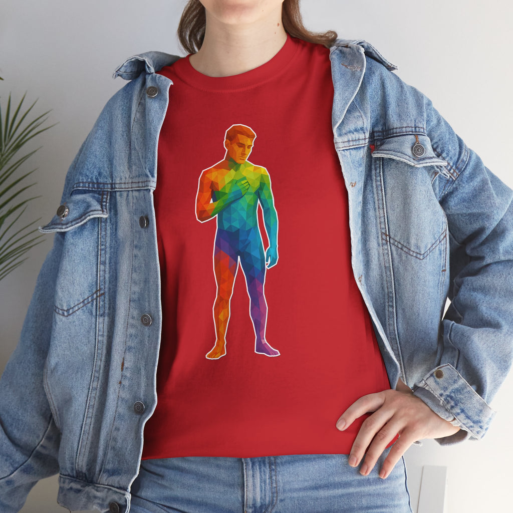 Geometric Pride Twink - Unisex Heavy Cotton Shirt