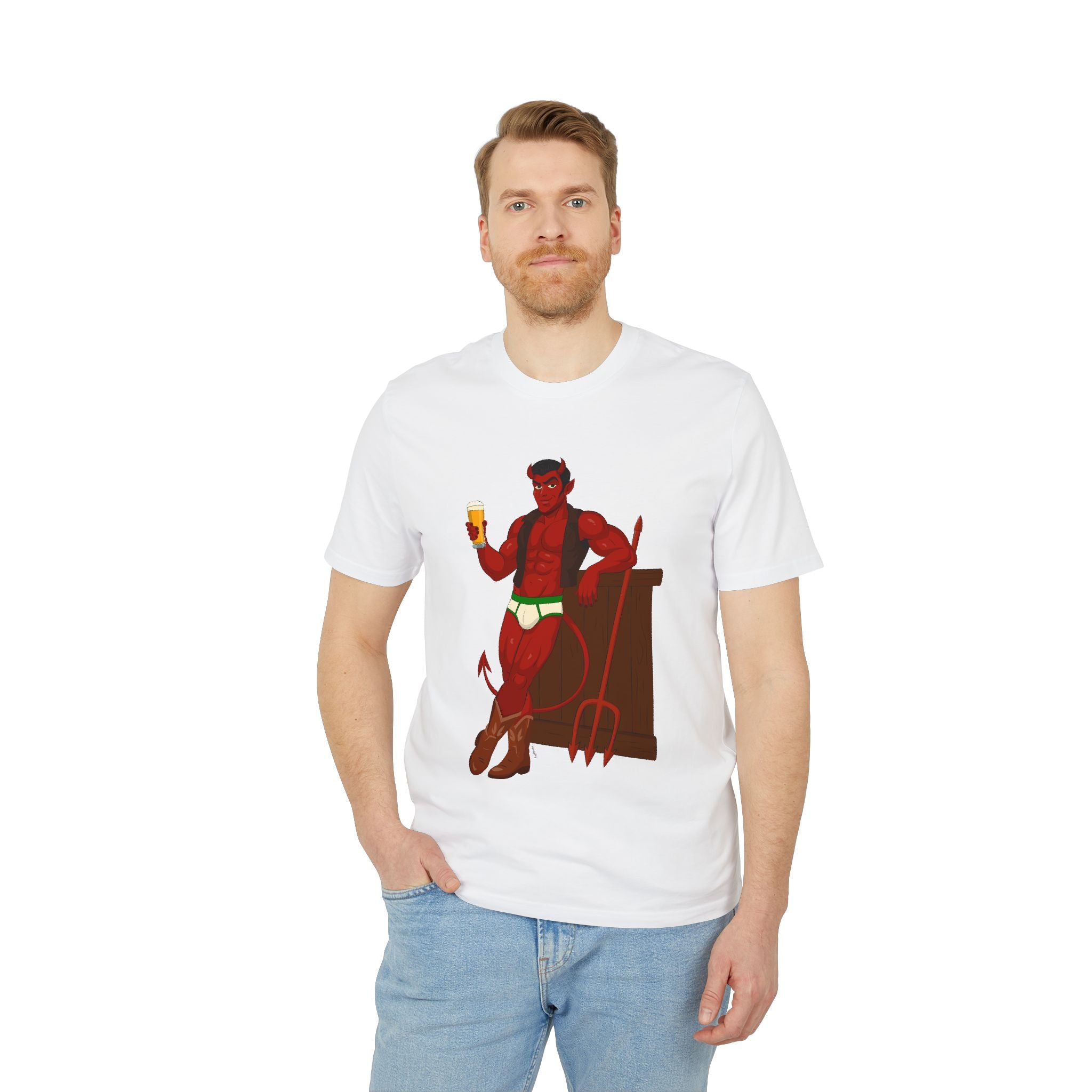 Saddle Up, Devil - Organic Staple T-shirt