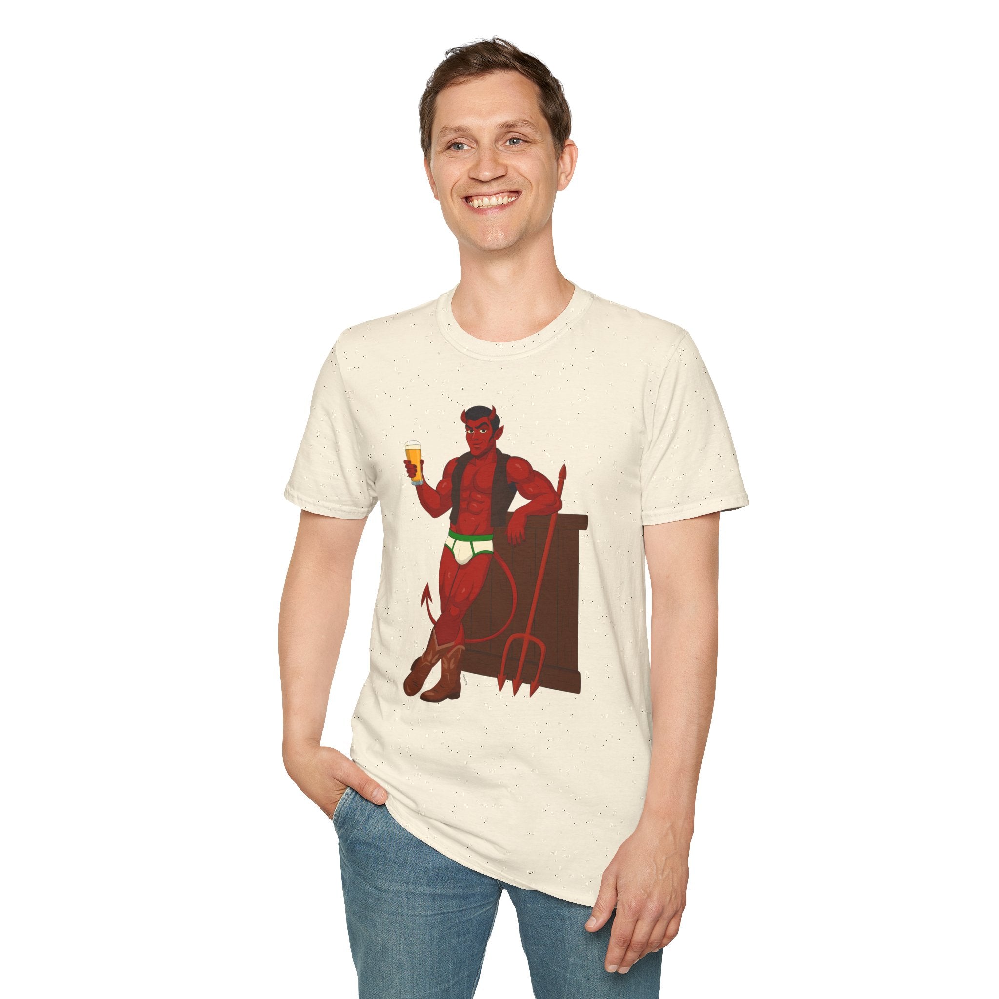 Saddle Up, Devil - Unisex Softstyle T-Shirt