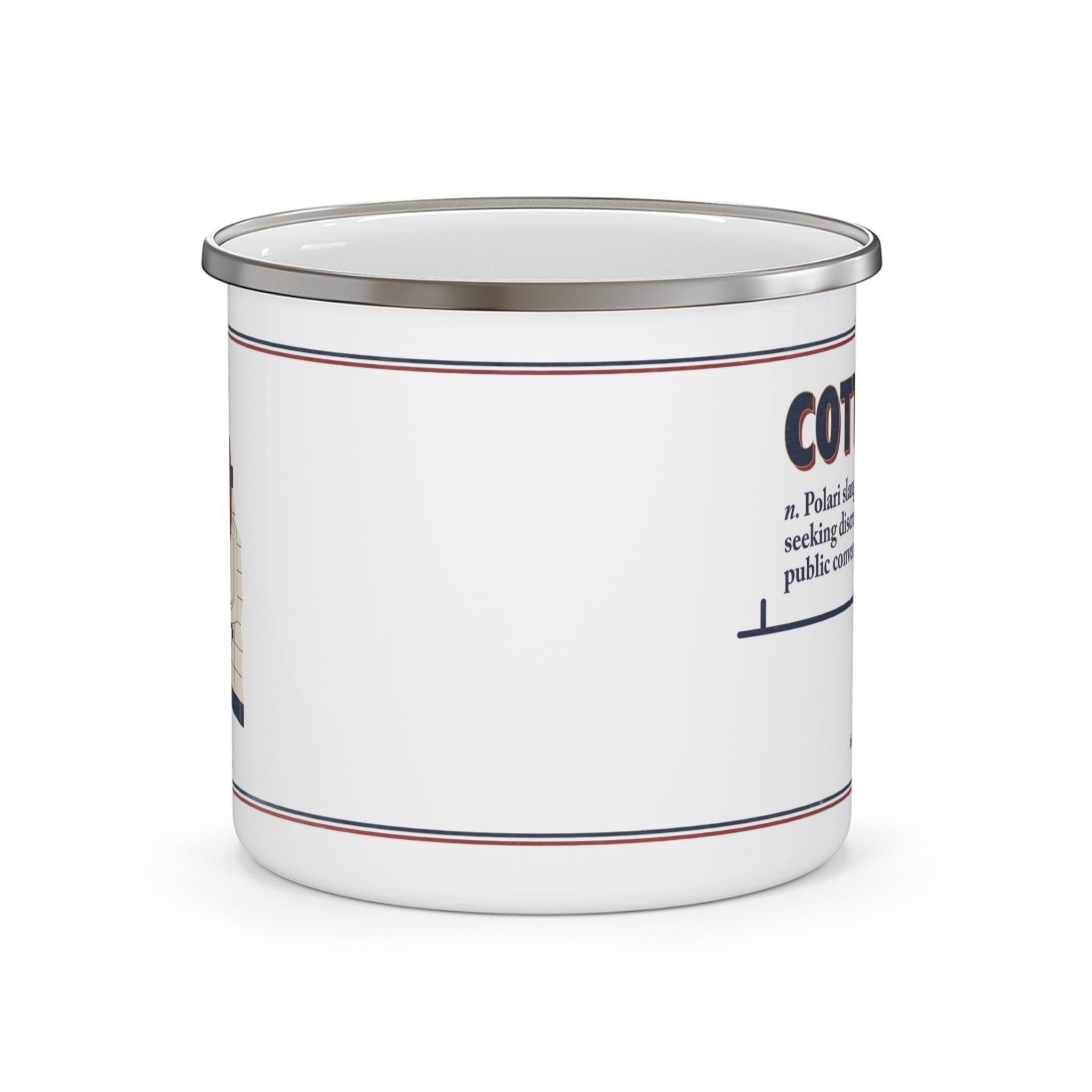 Polari: Cottaging -Enamel Camping Mug